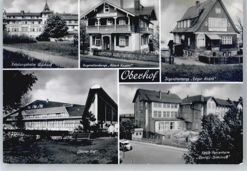 Oberhof Erholungsheim Glückauf, Oberer Hof, FDGB-Ferienheim Georgij Dimitroff, Jugendherberge