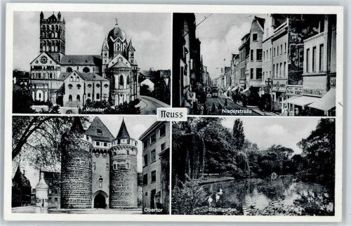 Neuss Münster, Niederstraße, Obertor, Stadtgarten