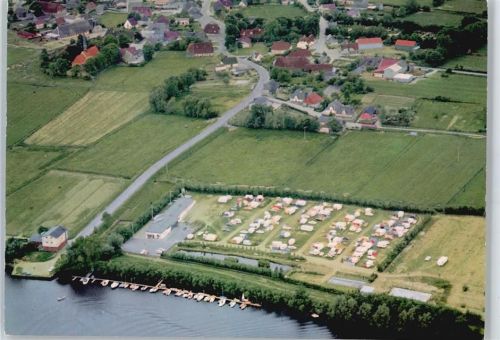 Delve Fliegeraufnahme, Campingplatz Eidertal