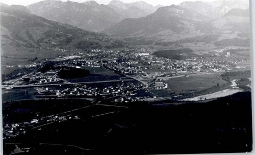 Sonthofen Foto , Fliegeraufnahme