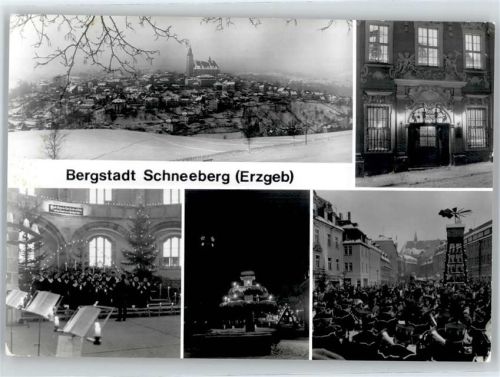 08289 O9412 Schneeberg , Erzgeb - Teilansichten