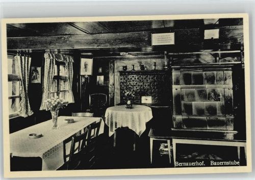 Bernau Gasthof Fremdenheim "Bernauerhof" Bauernstube Innenaufnahme
