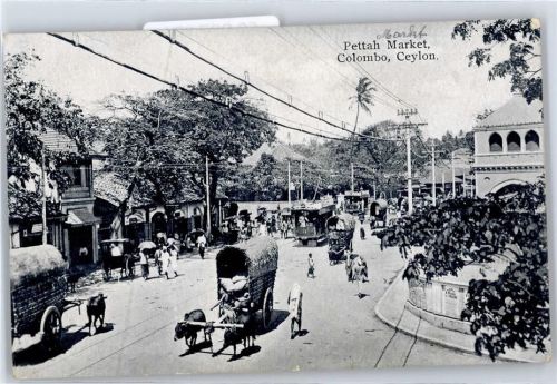 Colombo Pettah Market, Ceylon