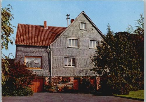 Malberg 1968 Pension Waldfrieden Frau Anna Vogel