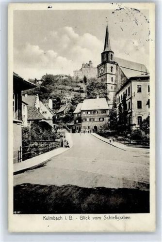 Kulmbach Blick vom Schießgraben