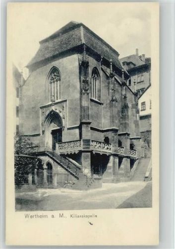 Wertheim 1906 - 1912 Kilianskapelle