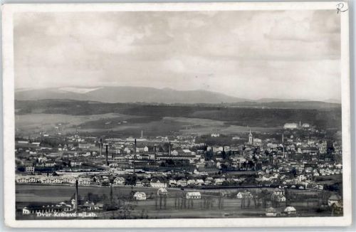 Dvur Králové n Lab Foto-Karte