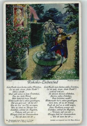 Rokoko, Moderne Kartenschau 16