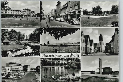 Rüsselsheim Bahnhofsplatz Opelwerke Darmstädter Str.