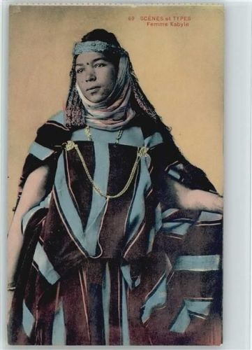 Nr. 69 -Scenes et Types - Femme Kabyle - Algerien Berbervolk Trachten