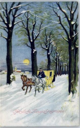 Postkutsche, Neujahr