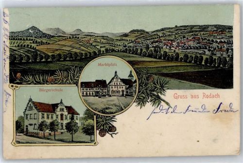 Rodach Bürgerschule, Marktplatz