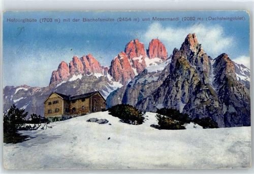 Dachstein Gebirge Hofpürglhütte, Bischofsmütze, Mosermandl