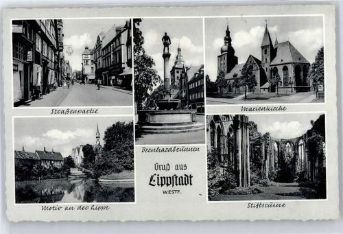 Lippstadt Straßenparie, Marienkirche, Bernhardbrunnen, Stiftsruine, An der Lippe