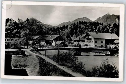 Eschenlohe Flusspartie, Brücke