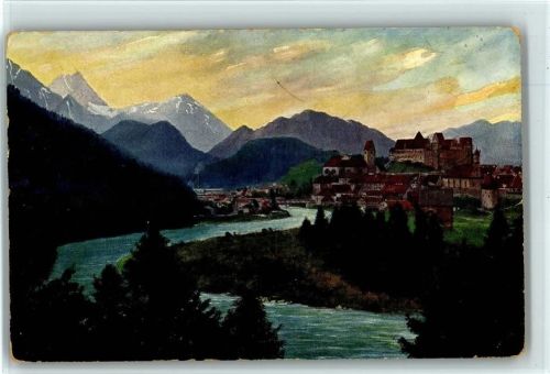 Füssen Lech, sign. H. Hoffmann