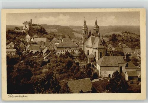 Gößweinstein 1920 - 1930 Schloß Gössweinstein u. Kirche
