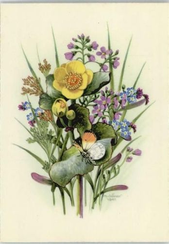 EAS Nr. 9391 sign Gönner 1941 und Pflanzen Blumen