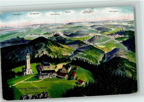 Feldberg Altes Feldberghaus Aussichtsturm Brunhildisfelsen Observatorium