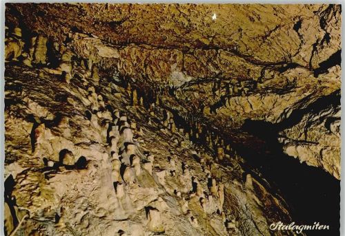 1970 - 1980 Obertraun Koppenbrüller Höhle Stalagmiten u. Stempel Österreich