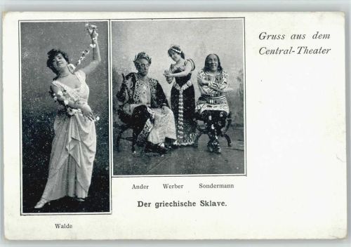 Theaterstück Der griechische Sklave Theater 1900