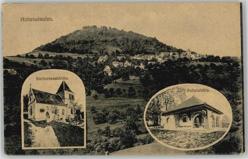Hohenstaufen Barbarossakirche Schutzhütte