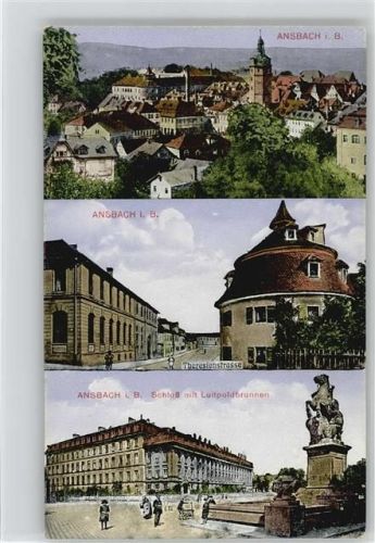 Ansbach Schloß Leopoldbrunnen