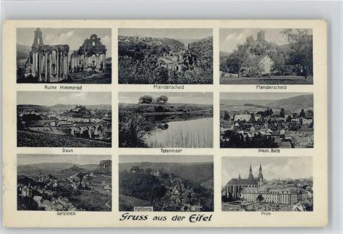 1920 Gruss aus der Eifel Jacob Kron Kunstverlag Nr. 511
