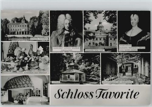 Rastatt Mehrfachaufnahme Schloß Favorite