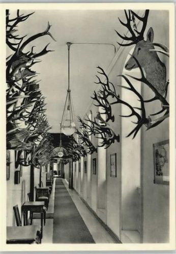 Schloß Homburg Hirschgang Jagd Deutscher Kunstverlag Nr. 2 Burg / Schloss 1935