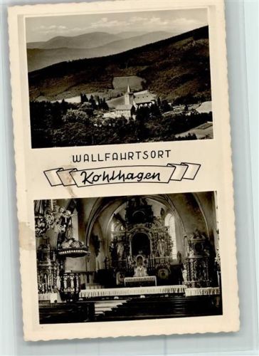 57399 W5942 Kohlhagen - Wallfahrtskirche Innenaufnahme