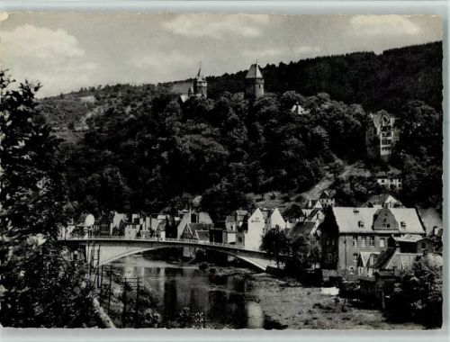 58762 W5990 Altena , Westf - Brücke Burg