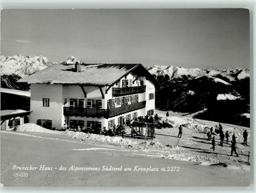 Brunecker Haus Winter Hüttenstempel