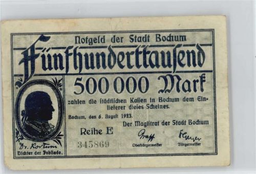 Bochum Notgeldschein