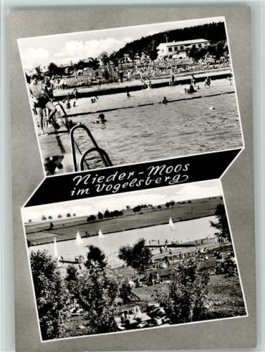 36399 W6494 Nieder-Moos - Campingplatz Schwimmbad See Segelboote 2-Bildaufnahme