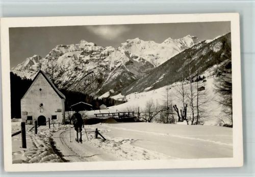 Gschnitz Im Gschnitztal Langläufer Winteraufnahme