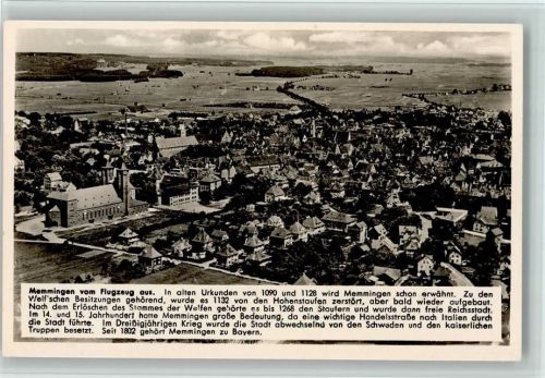Memmingen Luftaufnahme Kosmos-Chronik-Karte