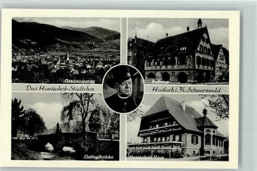 Haslach Rathaus Gutleutbrücke Hansjakob-Haus