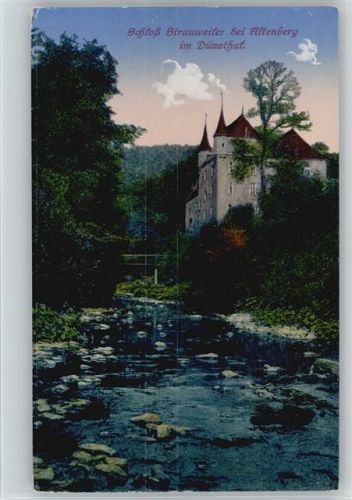 W5068 Altenberg , Rheinl Schloß Strauweiler Burg / Schloss