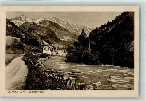 87541 W8973 Hinterstein - Weg nach Hinterstein