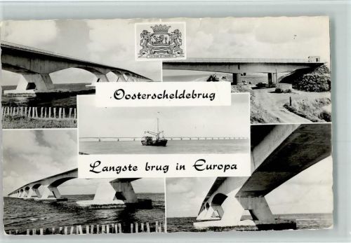 Burgh-Haamstede Oosterscheldebrug Brücke Wappen