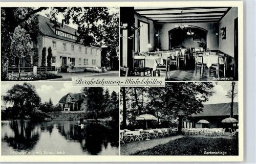 Borgholzhausen Gasthaus Uffmann, Erholungsheim, Schwanteich, Winkelshütten