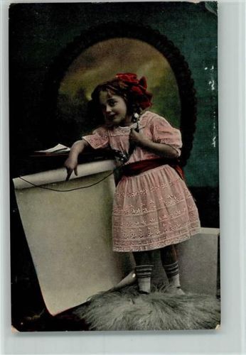 Mädchen telefoniert 1912 AK