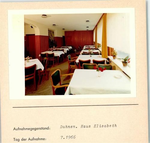 Duhnen Foto montiert auf Karton