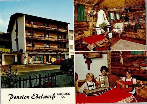 Kolsass 1980 Pension Edelweiß, Kinder als Zitherspieler