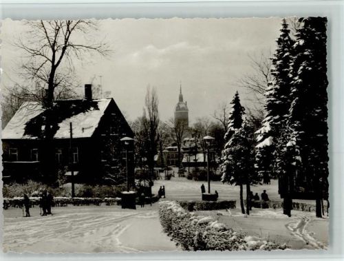 Annaberg-Buchholz Blick zur Stadt Winteraufnahme