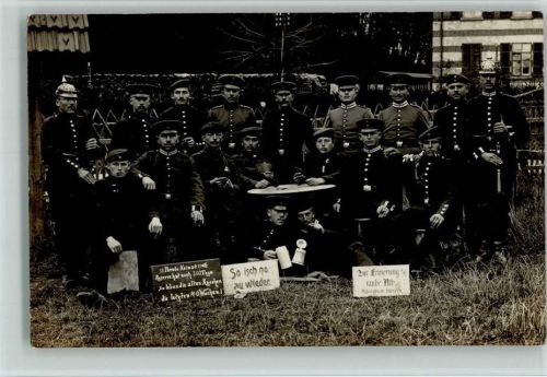 Münsingen Soldaten Gruppenfoto