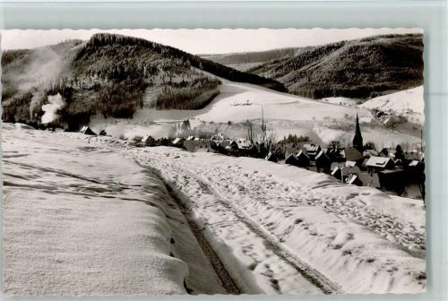 Baiersbronn Teilansicht Winteraufnahme