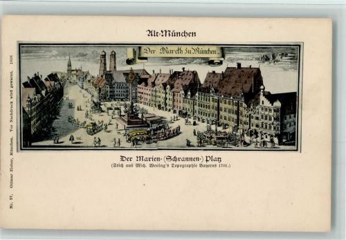 München Marienplatz Ottmar Zieher