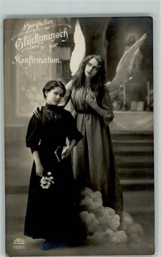 1913 Schutzengel - Serie 5223-1 , gute Erhaltung AK